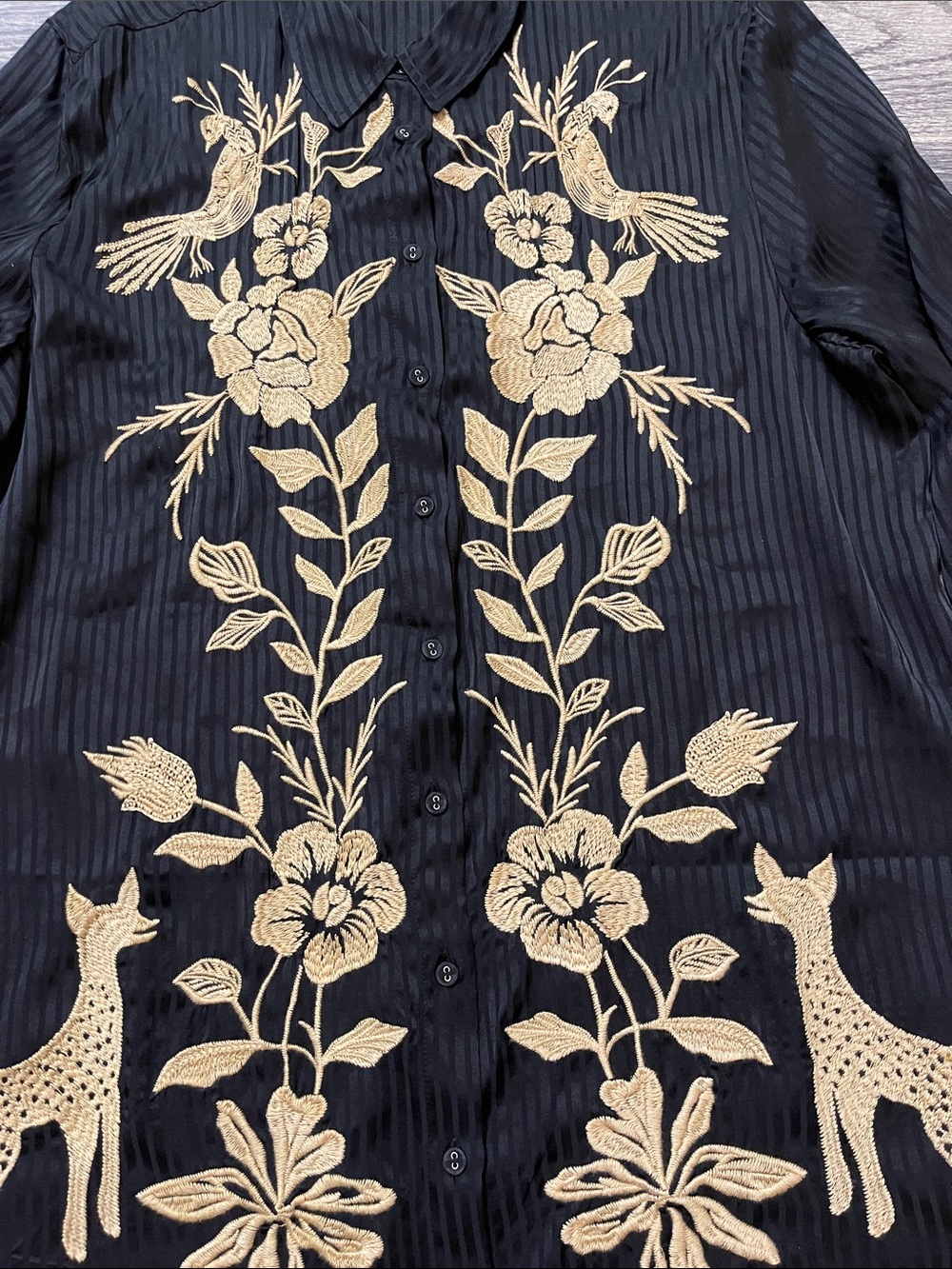 JOHNNY WAS Martina Kimono Sleeve Oversized Shirt - Picture 6 of 8